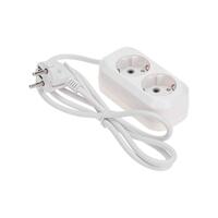 Удлинитель 2 гнезда 1.5м 3х0.75кв.мм с/з бел. PROCONNECT 13-4202 - УПС инжиниринг