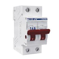 Выключатель нагрузки модульный 2П 16А TOKOV Electric TKE-PZ60-MDSI-2-16 - УПС инжиниринг