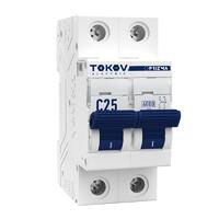 Выключатель автоматический модульный 2П 25А 6кА х-ка C TOKOV Electric TKE-PZ60-MCBI-2-25-C - УПС инжиниринг