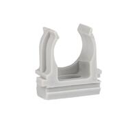 Держатель для труб (клипса) d20мм сер. (уп.10шт) Plast EKF derj-z-20n-r - УПС инжиниринг