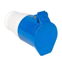 Розетка кабельная 32А 220В 2P+E IP44 (223) EKF ps-223-32-220 - УПС инжиниринг