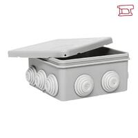 Коробка распределительная КМР-030-014 100х100х50 IP55 с крышкой для прямого монтажа 10 мембранных вводов сер. EKF plc-kmr-030-014 - УПС инжиниринг