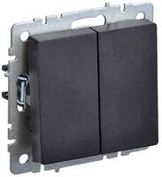 Выключатель 2-кл. СП BRITE ВС10-2-0-БрЧ 10А механизм черн. IEK BR-V20-0-10-K02 - УПС инжиниринг