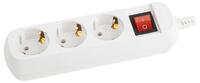 Колодка удлинителя 3-м с заземл. KX-3es с выкл. Эра Б0028342 - УПС инжиниринг