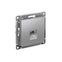 Розетка компьютерная 1-м AtlasDesign RJ45 кат.5E механизм алюм. SE ATN000383 - УПС инжиниринг