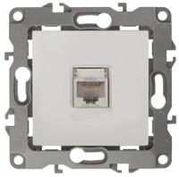 Розетка компьютерная Эра12 12-3107-01 RJ45 бел. Эра Б0014723 - УПС инжиниринг