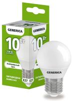 Лампа светодиодная G45 10Вт шар 4000К E27 230В GENERICA LL-G45-10-230-40-E27-G - УПС инжиниринг
