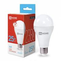 Лампа светодиодная LED-A65-VC 25Вт грушевидная 6500К холод. бел. E27 2380лм 230В IN HOME 4690612024103 - УПС инжиниринг
