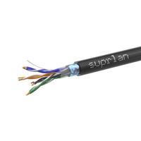 Кабель витая пара F/UTP кат.5E 4х2х24AWG solid Cu PE Outdoor Standard черн. (м) SUPRLAN 01-1028-1 - УПС инжиниринг