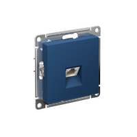 Розетка компьютерная AtlasDesign RJ45 кат.5E механизм аквамарин SE ATN001183 - УПС инжиниринг