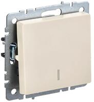 Выключатель 1-кл. СП BRITE ВС10-1-1-БрКр 10А с индик. механизм беж. IEK BR-V10-1-10-K10 - УПС инжиниринг