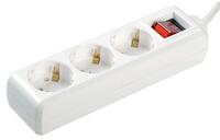 Удлинитель 3х3м с заземл. 16А IP20 У03К 2P+PE 250В ПВС 3х1 с выкл. IEK WYP10-16-03-03-ZK-N - УПС инжиниринг