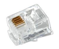 Разъем телефонный RJ-14 6P4C (уп.100шт) Rexant 05-1012 - УПС инжиниринг
