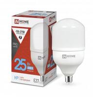 Лампа светодиодная высокомощная LED-HP-PRO 25Вт цилиндр 6500К холод. бел. E27 2380лм 230В IN HOME 4690612031064 - УПС инжиниринг
