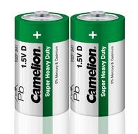 Элемент питания солевой D/R20 R20P-SP2G 1.5В SR-2 (уп.2шт) Camelion 1662 - УПС инжиниринг