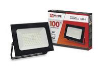 Прожектор светодиодный СДО-7 100Вт 6500К IP65 9000лм 230В черн. IN HOME 4690612034652 - УПС инжиниринг