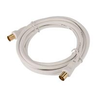 Шнур TV Plug - TV Jack 3м бел. Rexant 18-0004 - УПС инжиниринг