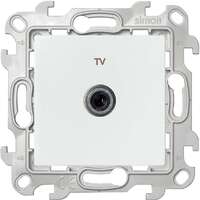 Розетка телевизионная одиночная TV СП Simon 24 IP20 механизм бел. Simon 2450477-030 - УПС инжиниринг