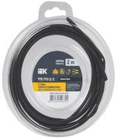 Трубка термоусадочная ТТУ нг-LS 2/1 черн. (уп.2м) IEK UDR12-002-001-002-K02-T - УПС инжиниринг