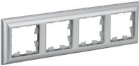 Рамка 4-м BRITE РУ-4-Бр алюм./алюм. IEK BR-M42-12-K47 - УПС инжиниринг