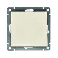 Выключатель 1-кл. СП Афина 10А IP20 механизм сл. кость (ivory) Universal A0021-I - УПС инжиниринг