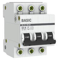 Выключатель нагрузки 3п 63А ВН-29 Basic EKF SL29-3-63-bas - УПС инжиниринг