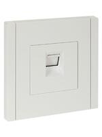 Розетка компьютерная RJ45 кат.5E FORTE&PIANO FP232 бел. IEK FP-K10-1-K01 - УПС инжиниринг