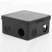 Коробка распределительная ОП 100х100х50мм 7 каб. вводов IP54 черн. TOKOV ELECTRIC TKE-KR-100-100-50-C05 - УПС инжиниринг