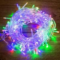 Гирлянда светодиодная "Твинкл Лайт" 15м 120LED мультиколор 6.9Вт IP20 провод ПВХ прозр. Neon-Night 303-199 - УПС инжиниринг