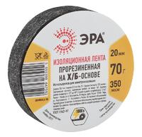 Изолента Х/Б 20мм 70г прорезиненная черн. ЭРА Б0002454 - УПС инжиниринг