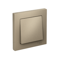 Выключатель 1-кл. СП AtlasDesign 10А IP20 (сх. 1) 10AX в сборе шампань SE ATN000512 - УПС инжиниринг