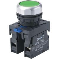 Кнопка управления NP8-11BN/3 без подсветки зел. 1НО+1НЗ IP65 (R) CHINT 667113 - УПС инжиниринг