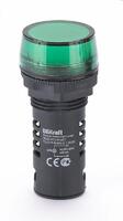 Лампа коммутационная ADDS ЛК-22 d22мм 220В AC/DC зел. LED DEKraft 25118DEK - УПС инжиниринг