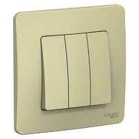 Выключатель 3-кл. СП Blanca 10А IP20 (сх. 1+1+1) 250В беж. SE BLNVS100507 - УПС инжиниринг