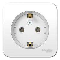 Розетка 1-м ОП Blanca 16А IP20 250В с заземл. без защ. шторок с изолир. пластиной (компакт) бел. SE BLNRA110111 - УПС инжиниринг