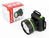 Фонарь налобный 909LED7 (7LED 1 режим; 3хR6 черн.) Ultraflash 11782 - УПС инжиниринг