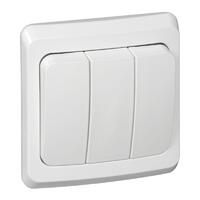 Выключатель 3-кл. СП Этюд 10А IP20 бел. SE BC10-003B - УПС инжиниринг