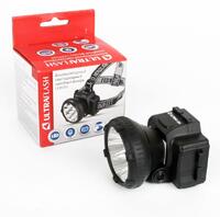 Фонарь аккумуляторный налобный LED5365 5LED 2 режима 220В пластик. черн. (бокс) Ultraflash 11648 - УПС инжиниринг