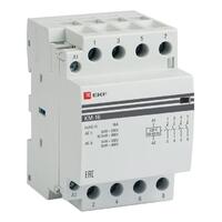 Контактор модульный КМ 16А 4NО (3 мод.) EKF km-3-16-40 - УПС инжиниринг