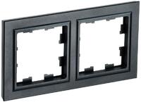 Рамка 2-м BRITE РУ-2-БрЧ черн. IEK BR-M22-K02 - УПС инжиниринг