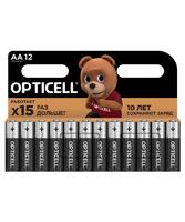 Элемент питания алкалиновый AA/LR6 (блист. 12шт) Basic Opticell 5051010 - УПС инжиниринг