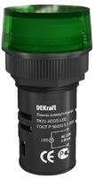 Лампа коммутационная ADDS ЛК-22 d22мм 220В зел. LED DEKraft 25002DEK - УПС инжиниринг