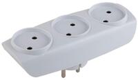 Разветвитель 3-м без заземл. 16А IP20 SP-3-W бел. Эра C0045527 - УПС инжиниринг