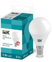 Лампа светодиодная Eco G45 9Вт шар 4000К нейтр. бел. E14 230В IEK LLE-G45-9-230-40-E14 - УПС инжиниринг