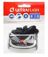Фонарь налобный LED 5380 (3Вт COB LED 3 режима черн. пласт. пакет) Ultraflash 12870 - УПС инжиниринг