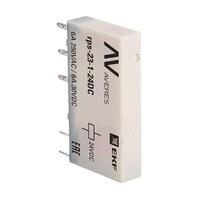 Реле промежуточное РП slim 23/1 6А 24В DC AVERES EKF rps-23-1-24DC - УПС инжиниринг