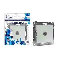 Коннектор TV СП Pixel механизм перламутр. TOKOV ELECTRIC TKE-PX-A1C-C04 - УПС инжиниринг