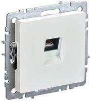 Розетка компьютерная СП RJ45 кат.5E BRITE РК10-БрЖ механизм жемчуж. IEK BR-K10-1-K36 - УПС инжиниринг