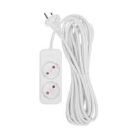 Удлинитель 2х5м без заземл. STANDARD 2х1кв.мм бел. Rexant 13-4002 - УПС инжиниринг
