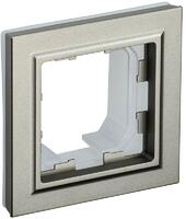 Рамка 1-м IP44 BRITE РУ-1-БрШ-44 шампань IEK BR-M12-44-K37 - УПС инжиниринг